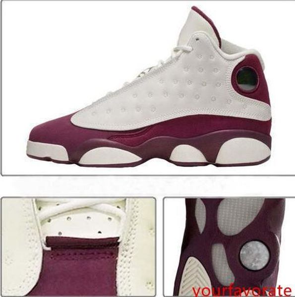 

2019 13 bordeaux basketball shoes discount 13s men basketball sneaker sail/metallic red bronze-bordeaux sport sneakers with box