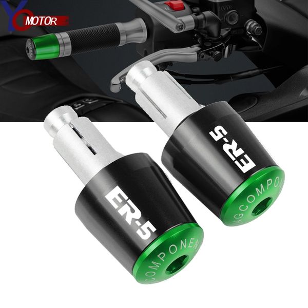 

for er-5 er5 2004-2005 motorcycle accessories cnc aluminum 7/8'' 22mm motor handlebar grips end handle bar cap end plug