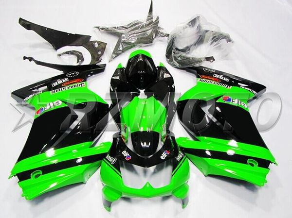 

injection mold new abs motorcycle full fairings set fit for kawasaki ninja250r ex250 zx250r 250 2008 - 2014 body set green