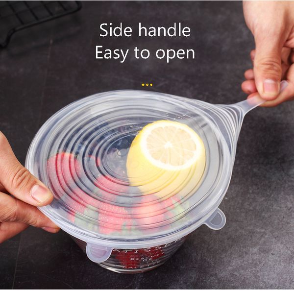 

silicone fresh covers universal bowl cover household microwave heating cover leftovers leftovers refrigerator sealed health cover