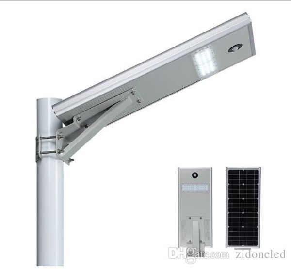 

pir motion sensor 25w integration led solar street light waterproof led road light light sensor mono solar panel outdoor lamp