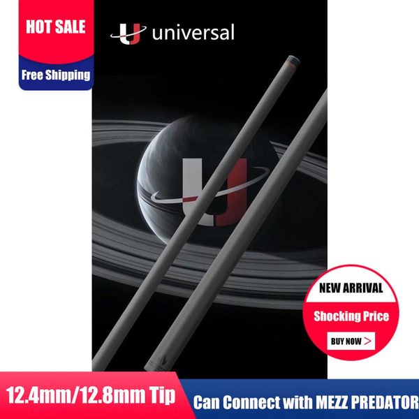 

original universal billiard shaft carbon fiber shaft billiard cue 12.4mm/12.8mm tip professional billard pool cue