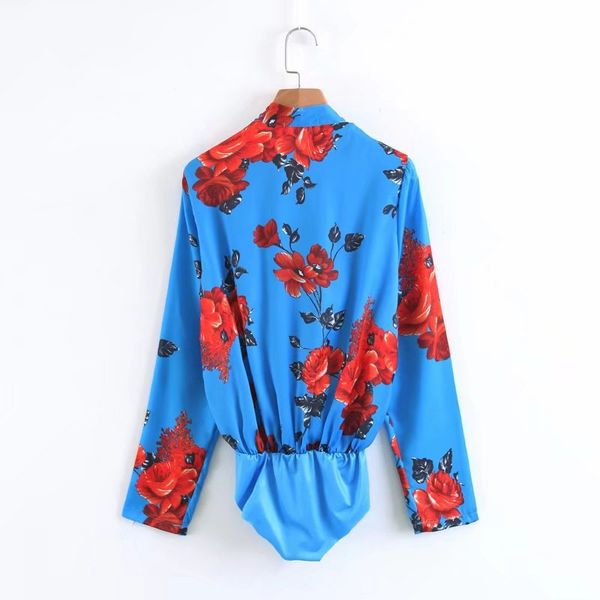 

2017 западный стиль осень и зима женское платье новый стиль цветок печатных onesie, White