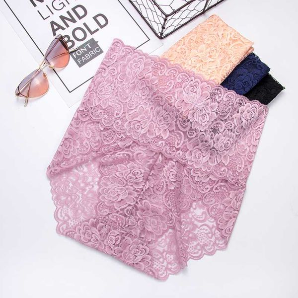 

women panties lace underwear woman knickers lace panties mesh floral lingerie female seamless plus size briefs underpants, Black;pink