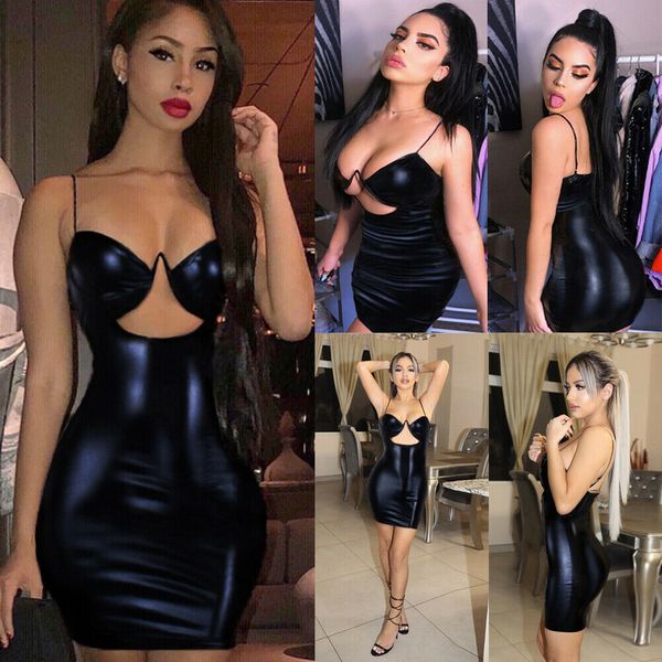 

women summer bodycon sleeveless dresses ladies club evening party black mini dress, Black;gray