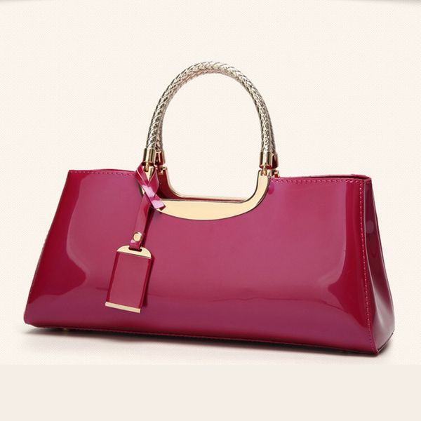 

rose red sweet candy colors evening bags women party handbag messenger bags leather shoulder bride handbags