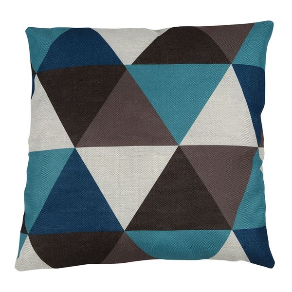 

blue triple-cornered cushions cases pillow cover pillow case