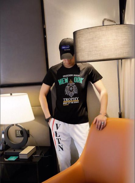 

2020 нового прибытие бренда дизайна вышивка тяжелого корабль четыре цвета высокого класса качества двойного мерсеризированный хлопчатобумажн, White;black