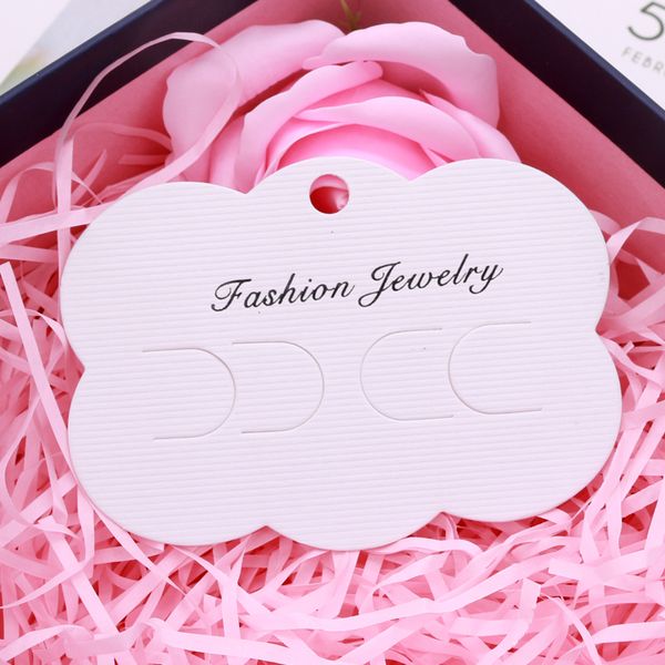 

100 pcs 6.8*9.5cm hair clip card for ladies' jewelry luxury accessory making and display handmade packaging paper hairpin card, Pink;blue