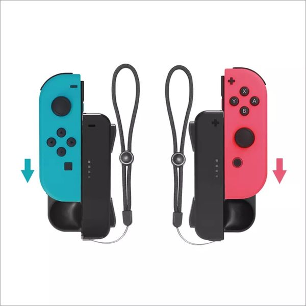 DOBE TNS-1729 Impugnatura di ricarica per joystick per gamepad per caricabatterie per controller di gioco Joy-Con per Nintendo Switch