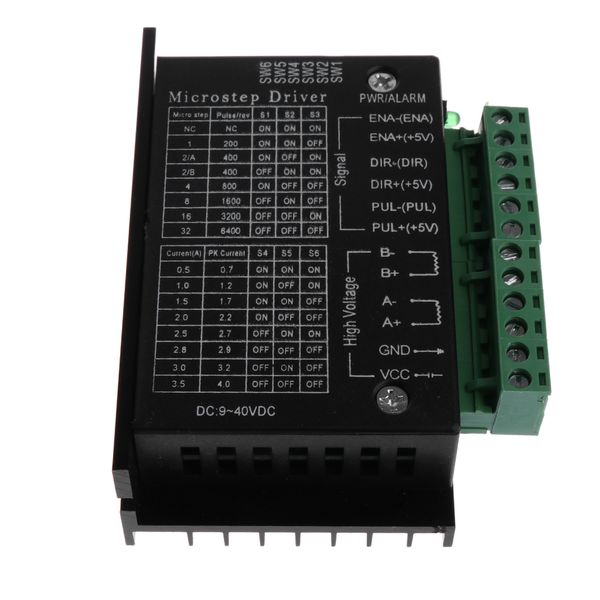 

tb6600 upgraded version 32 segments 4a 40v 57/86 stepper motor driver