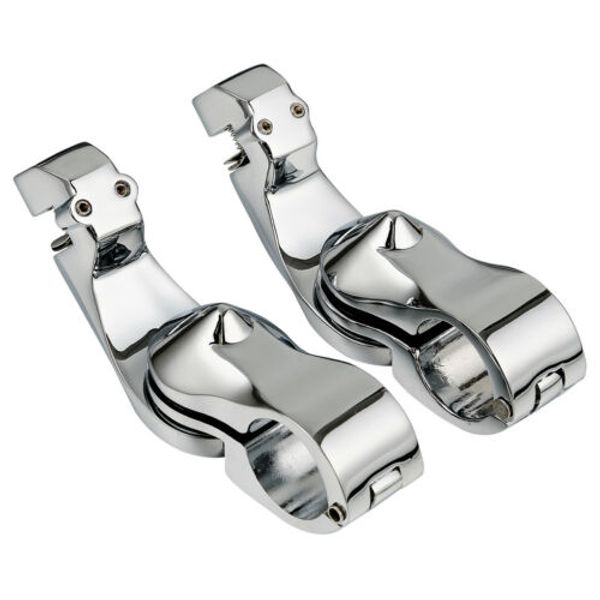 

motorcycle 1 1/4" 32mm short angled adjustable highway foot peg mount kit for