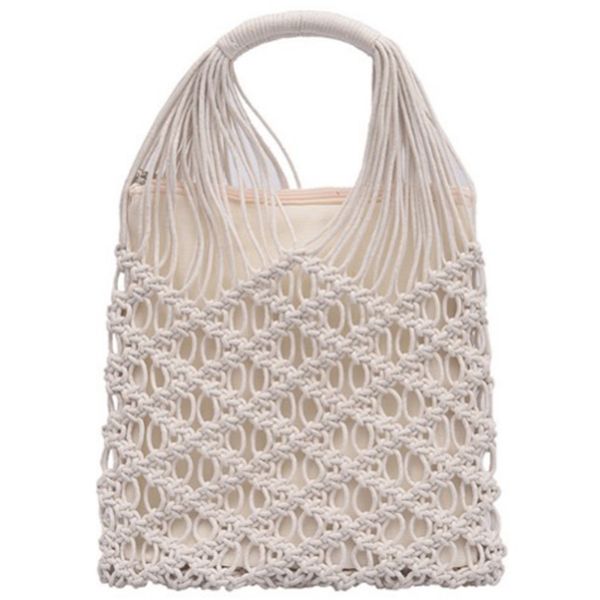 

beau-new straw bag seaside holiday woven bag portable beach diagonal package
