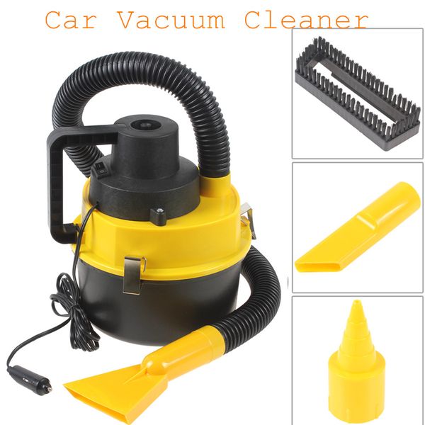 

sell portable wet and dry car vacuum cleaner handheld mini auto car dust vacuum cleaner with brush / crevice / nozzle head
