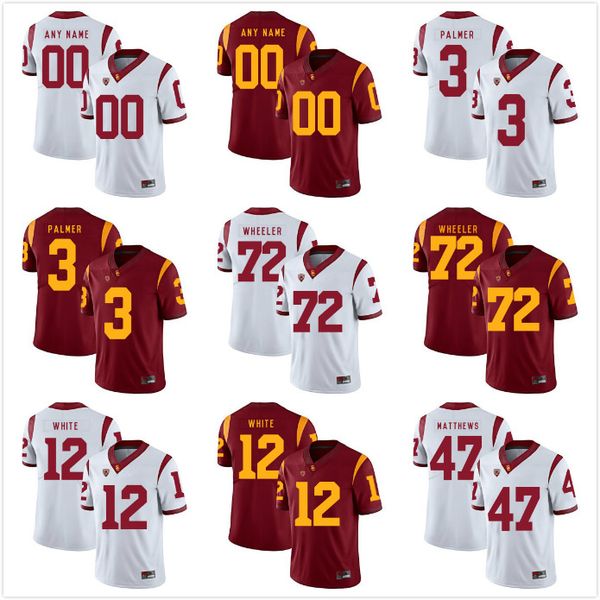 

custom mens youth women usc trojans 6 cody kessler 99 antwaun woods any name any number personalized ncaa college football jerseys, Black