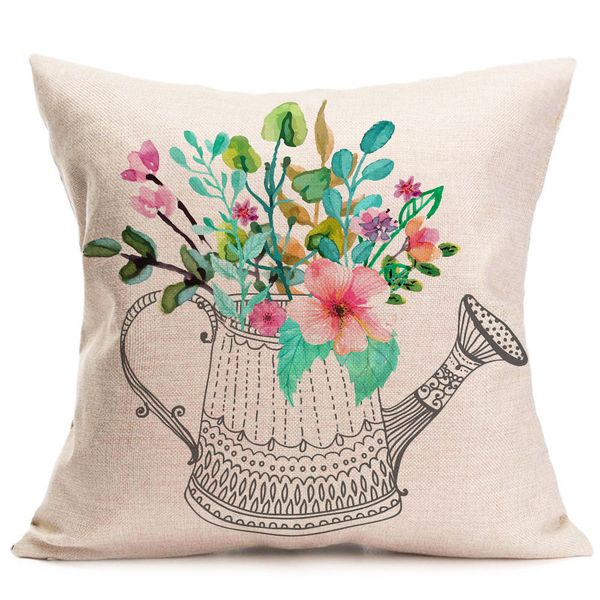 

cushion cover cotton linen pillowcase home decorative pillow cover for sofa cojines pillow case