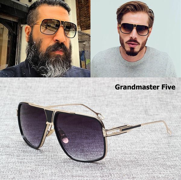 

jackjad fashion brand design grandmaster five aviation sunglasses men women vintage classic quality sun glasses, White;black