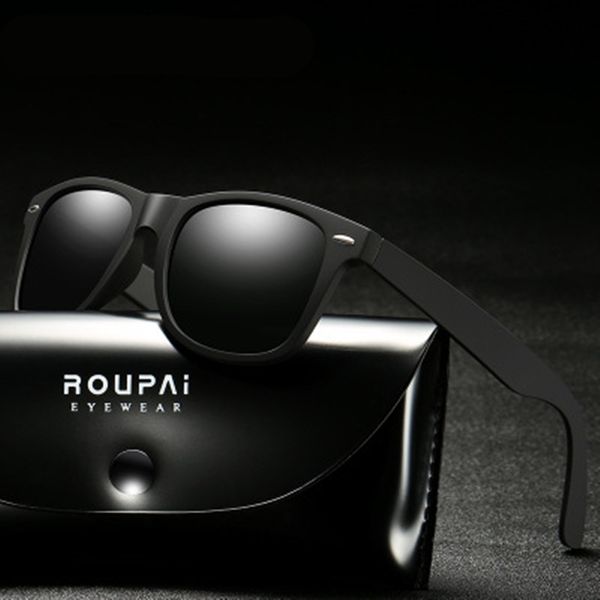 

brand classic polarized sunglasses men women flash square sun glasses anti uv goggles eyewear for men shades sol gafas, White;black