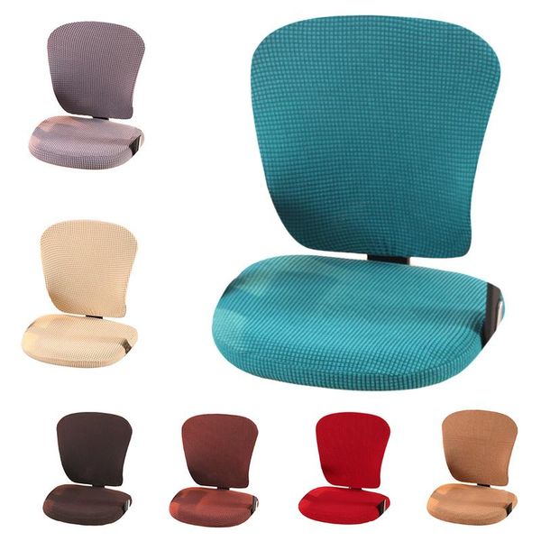 

corn velvet split computer office chair cover - lifting boss computer chair cover - universal swivel