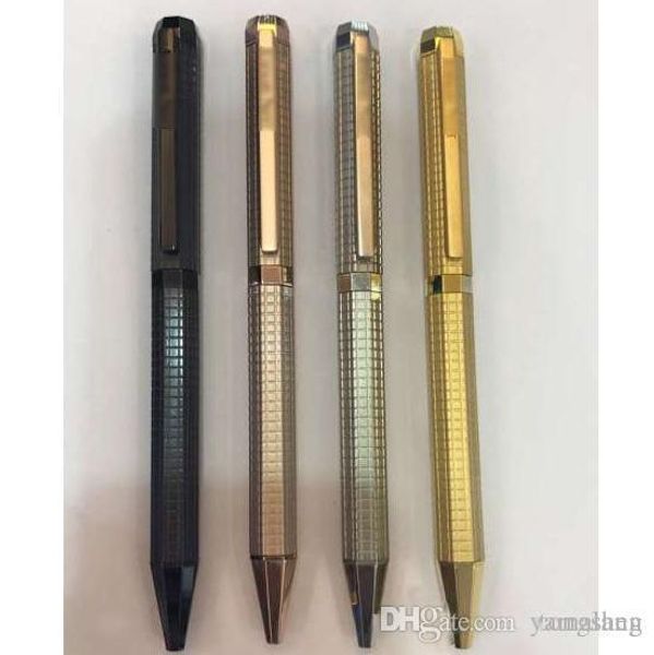 

бесплатная доставка ! ! ар pen gift pen металл золотой rosegolden серебро черный клетчатый красное дерево коробка шариковая ручка классическ, Blue;orange