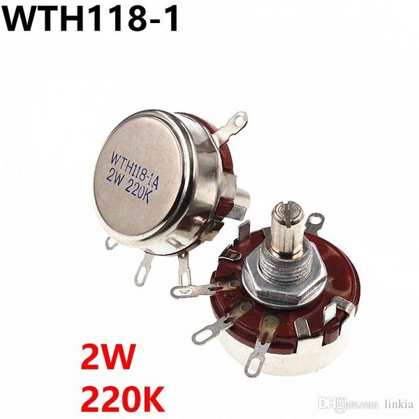 

wth118 2w 220k single turn carbon film potentiometer