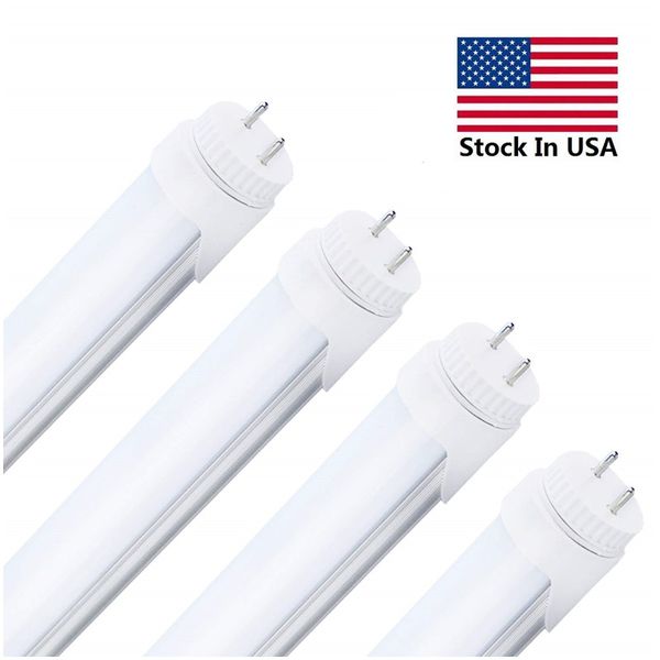 

сша со 4ft 1.2m t8 светодиодные трубки огни высокий супер яркий 18w белый светодиодные люминесцентные лампы лампы переменного тока 85-265в