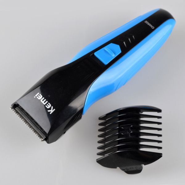 

kemei 830 rechargeable sonar hair clipper titanium blade shaving machine adjustable trimmers removal 45d