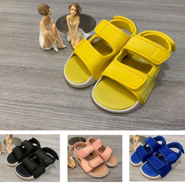 

2020 summer stripe sandal children shoes boy girl youth kid size 28-35, Black;red