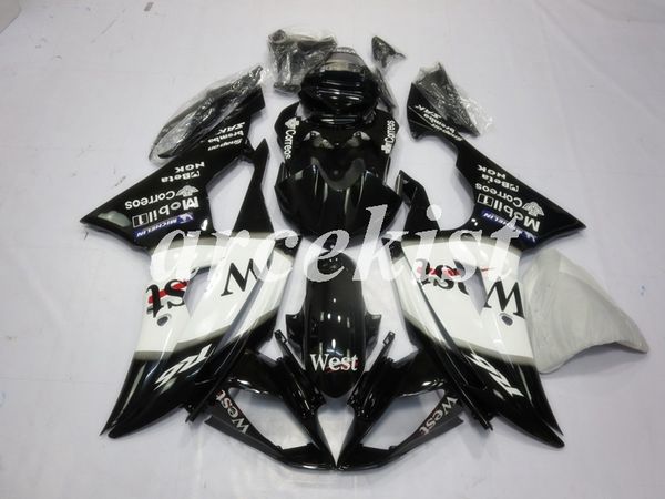 

новый abs литья под давлением полный обтекатели комплекты подходит для yamaha yzf-r6 2009 2010 2008 2011 2012 2013 2014 2015 2016 r6 тело ус