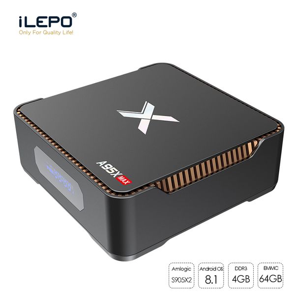 

android 8.1 tv box a95x max 2gb 4gb memory 32gb 64gb amlogic s905x2 quadcore 2.4g&5gh wifi smart 4k set box