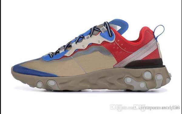 

undercover x upcoming react element 87 pack off black white sneakers brand trainer men women designer running shoes zapatos size36-45