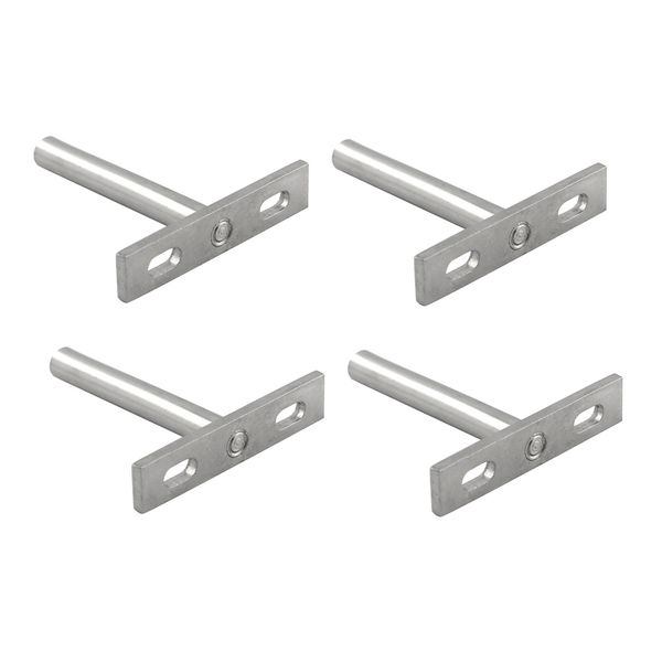 

4pcs/1pc invisibility t-type wooden brackets brace fixed plate connector hand tool sets 3/4/5 inches