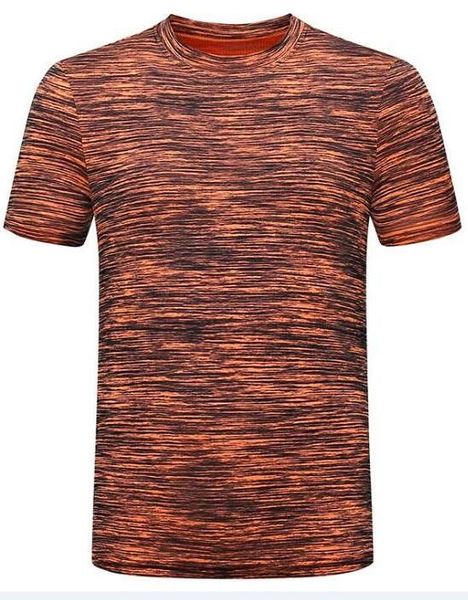 

2019 men's tight clothes running short-sleeved quick-drying t-shirt 5113, Black;blue