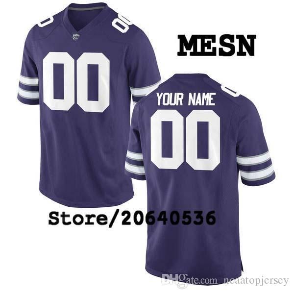 

custom state wildcats college jersey mens women youth kids personalized any number of any name stitched white football jerseys ncaa, Black;red