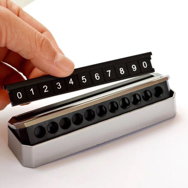 

automobile parking carlo position two-sided temporary slicense plate move the car phone number hide type 4s shop