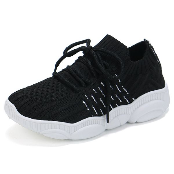 

new children shoes for boys girls 2020 fashion air-mesh shoes for boy girl toddler baby breathable soft children sports sneakers, Black;red
