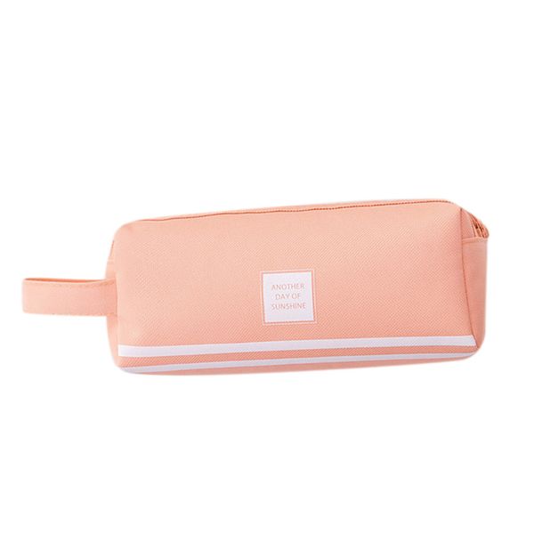 

creative double zipper pencil case kawaii pencil cases large pen box big for girls gifts cute school bag stationery supplies pin