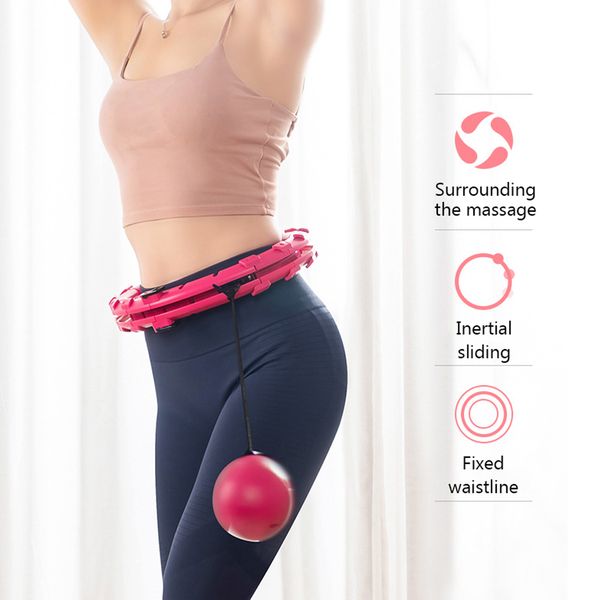 

14-section thin waist fitness exercise weight loss circle intelligent counting sports fitness never drop massage circle