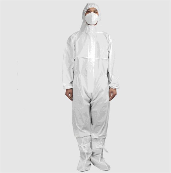 

одноразовый защитный костюм антивирусный пылезащитный комплект одежды немедицинский изолирующий костюм одноразовый цельный дышащий защитный
