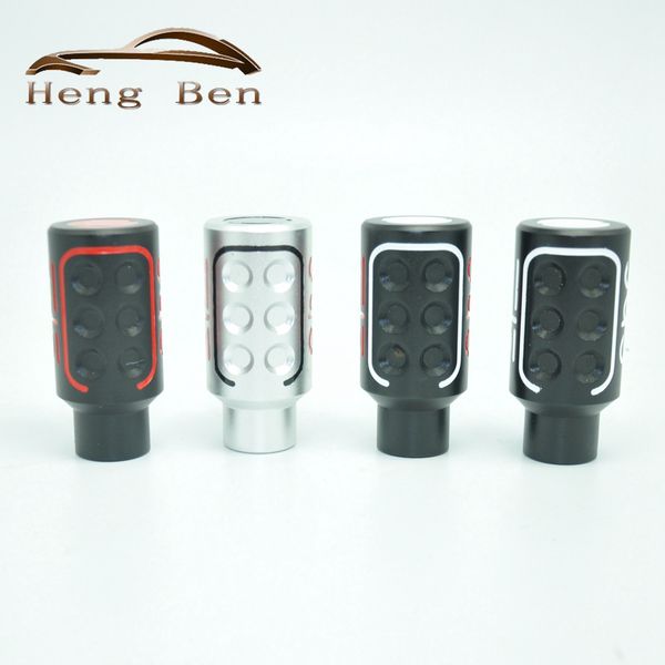 

hb auto manually aluninum head gear shift knob metal gear lever stick shift knob