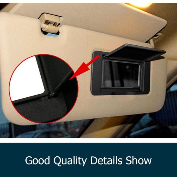 

vodool car interior cosmetic makeup mirror replacement sun visor mirror for - ml/gl/r class w164 w251 2006-2011 lhd