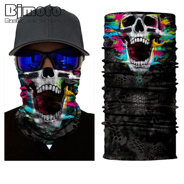 

motorcycle skull balaclava face mask halloween masks tease party props festive supplies masquerade devil scary bloody scarf