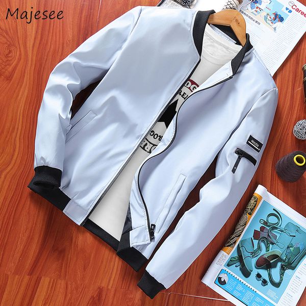 

jackets men 2018 winter trendy zipper leisure pockets slim all-match jacket mens large size harajuku korean style chic overcoats, Black;brown
