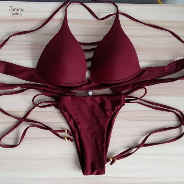 

2019 brazilian thong bikini push up swimsuit women swim for swimwear suit women bikini push up triangle bikini set, White;black