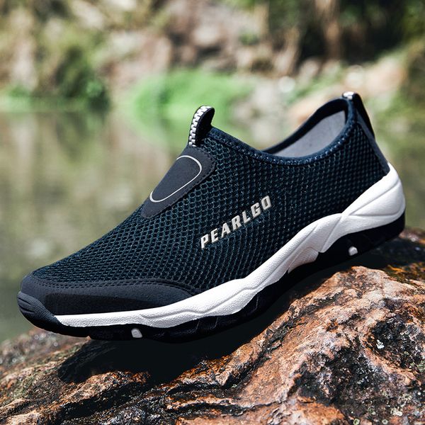 

breathable mesh hiking shoes man summer mountain climbing sandals outdoor trekking shoes men's hiking sneakers quick dry