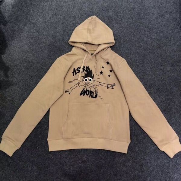 

astroworld travis scott thrills and chills hoodie men/women fashion harajuku hip hop aw fw18 fly hoodies sweatpants top, Black