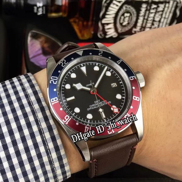 

New Heritage Black Bay GMT 79830RB Автоматическая M79830RB-0002 черный циферблат Мужские часы синий / к