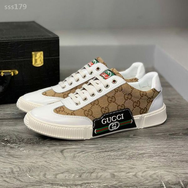 

men's shoes basketball shoe 2019 autumn and winter new leather sneakers men's wild luxurious casual white shoes board shoes size 3, Black