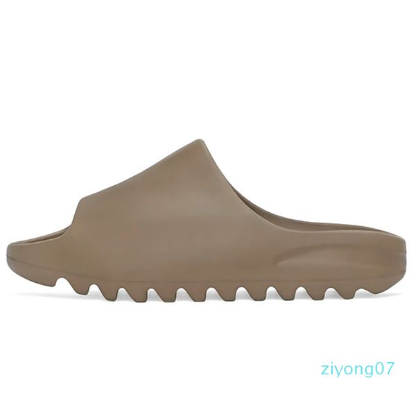 

kanye west slide men women designer slippers sandal bone desert sand resin triple black white slides womens beach l sandals z77