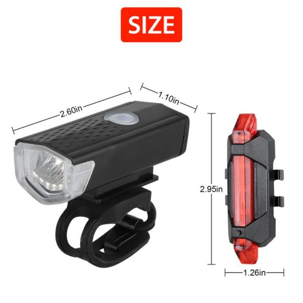 

usb аккумуляторная светодиодная велосипедная фара велосипед головной свет передняя задняя лампа велоспорт практичное обновление замена света